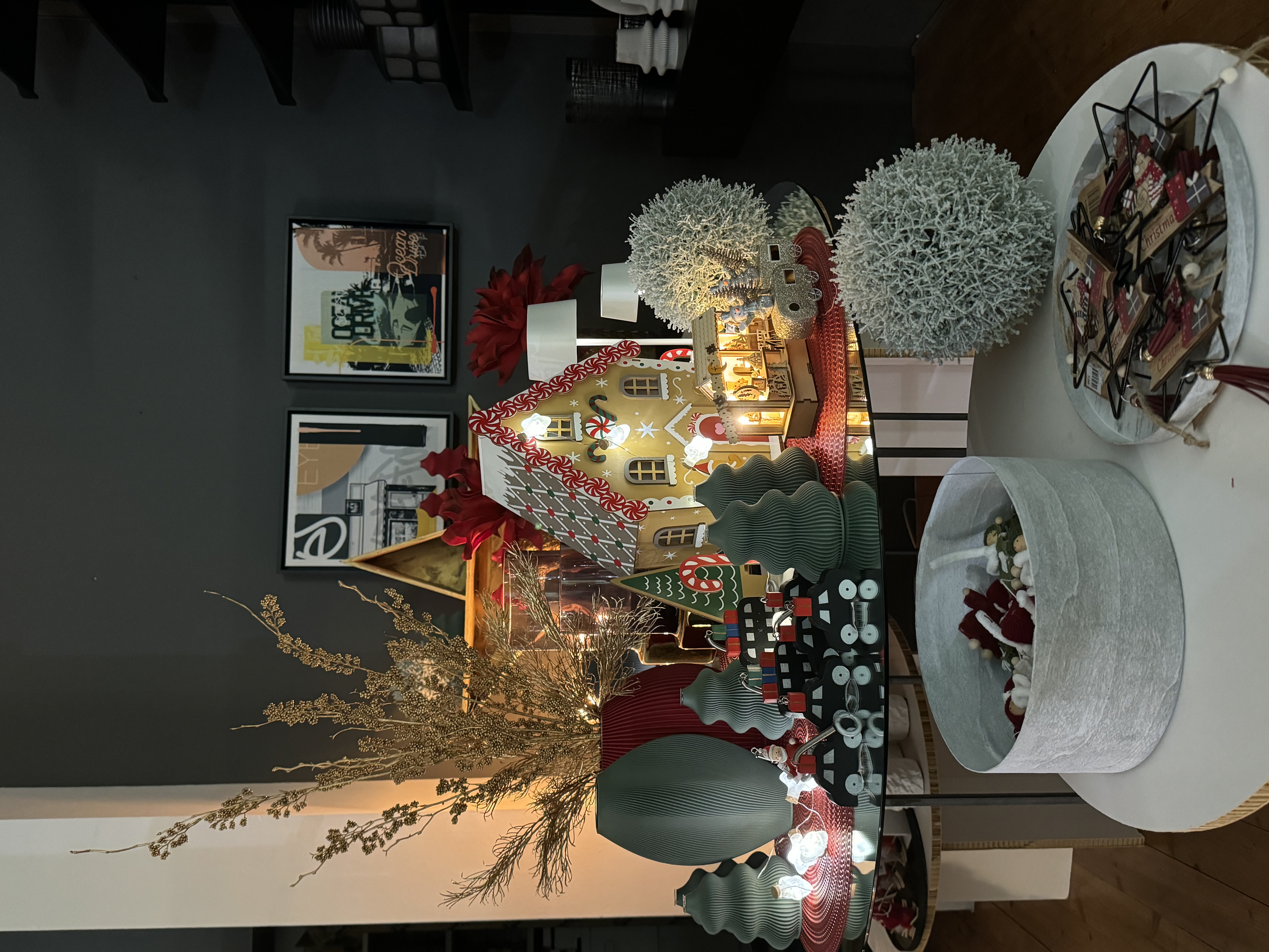 Decorazione mollegiante babbo natale rosso