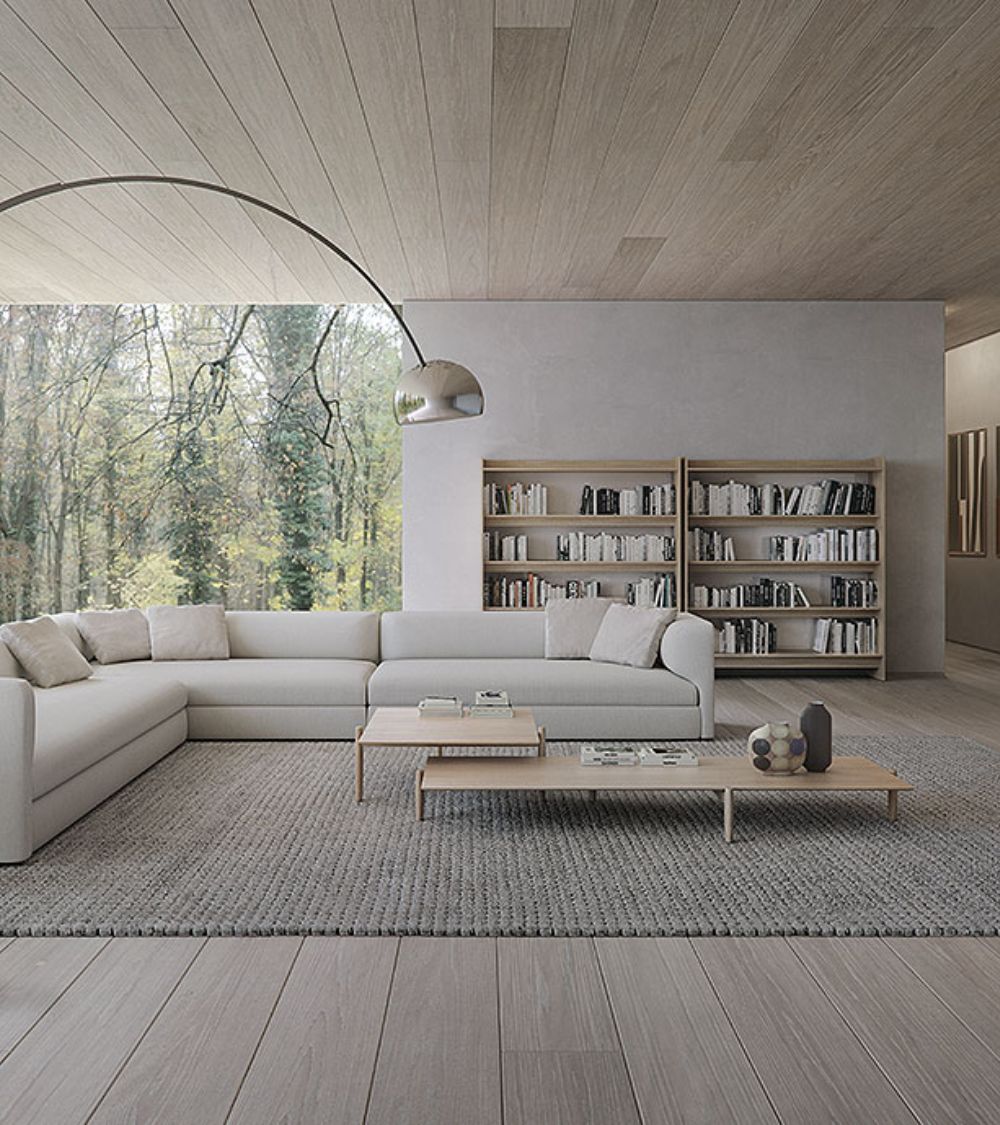 tappeto grigio paola lenti