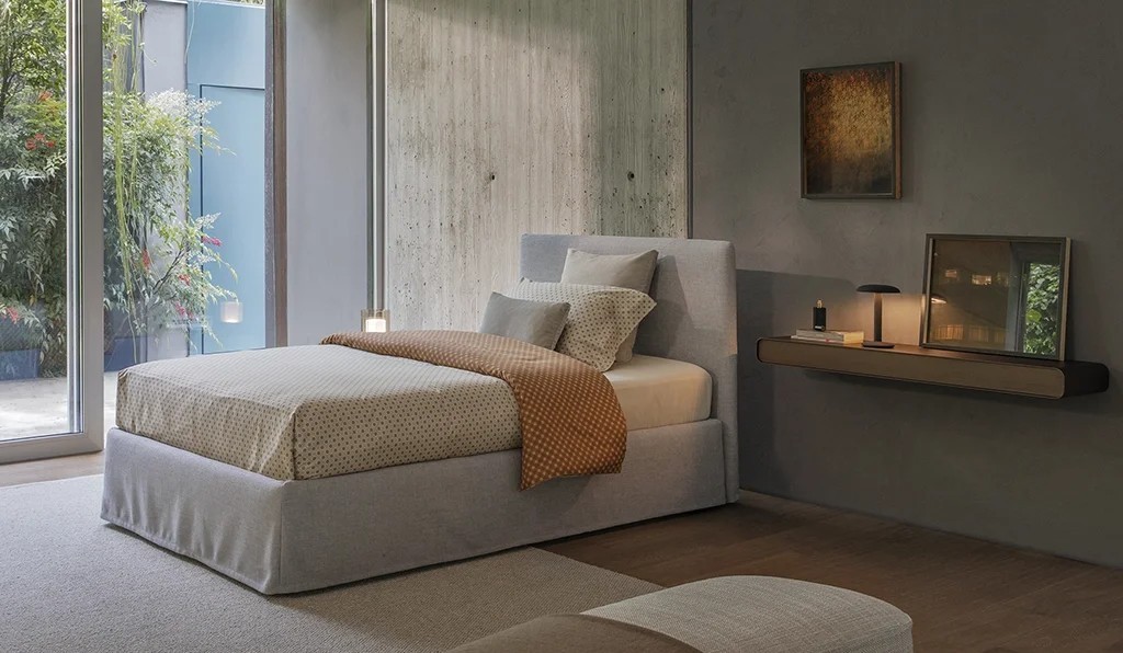 Letto shabby chic flou