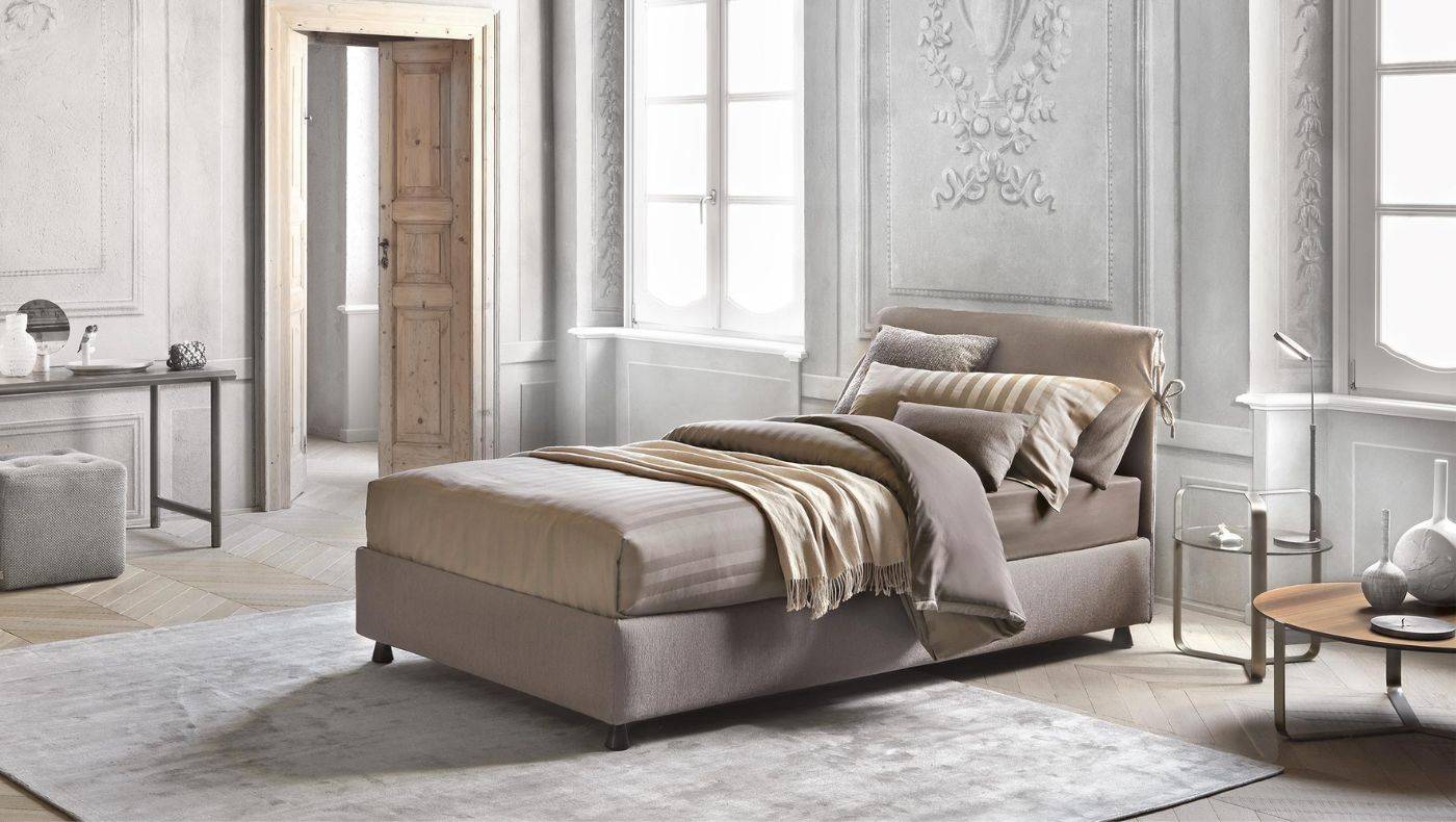 letto singolo flou
