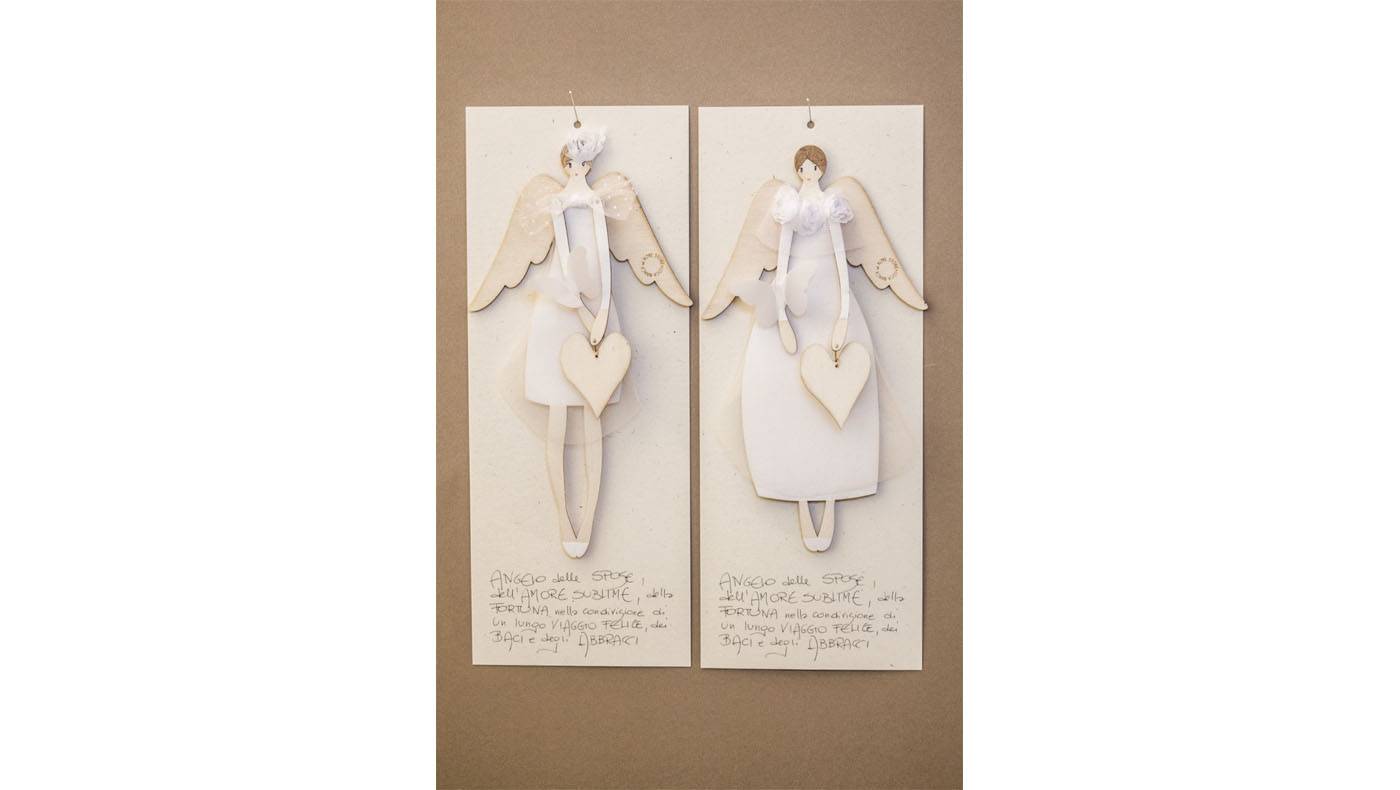 Angeli in Legno per Spose da Appendere | Proserpio