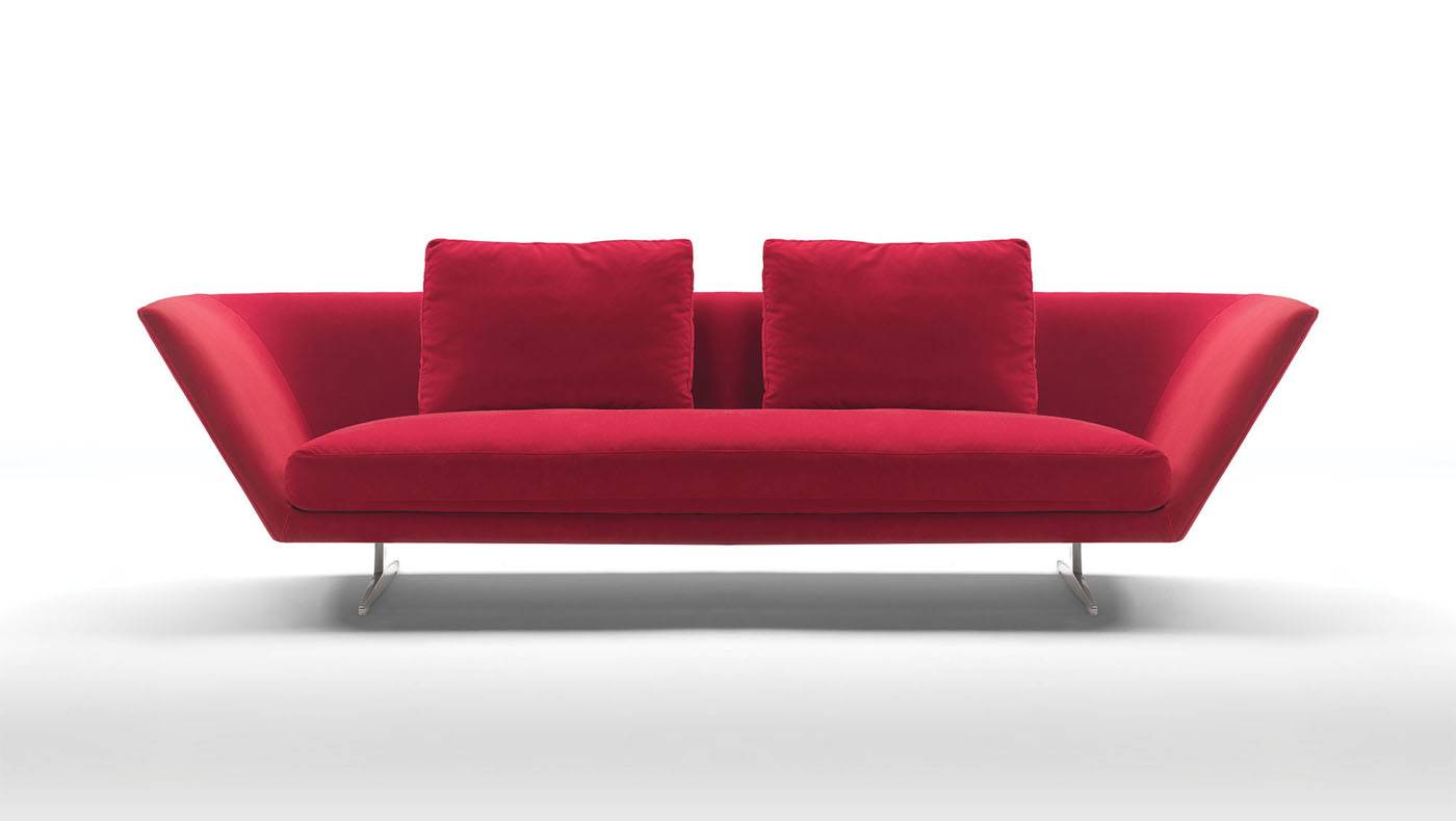 divano designe rosso flexform